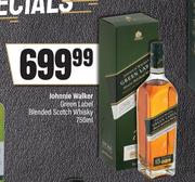 Johnnie Walker Green Label Blended Scotch Whisky-750ml
