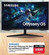Samsung 81cm (32") Odyssey G5 QHD Curved Monitor (165Hz) LS32CG552EAXXA