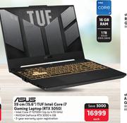 Asus 39cm (15.6") TUF Intel Core i7 Gaming Laptop RTX 3050