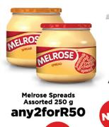 Melrose Spreads Assorted-For Any 2 x 250g