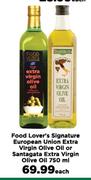 Food Lover's Signature European Union Extra Virgin Olive Oil Or Santagata Extra Virgin Olive Oil-750
