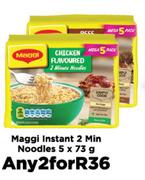 Maggi Instant 2 Min Noodles-For Any 2 x 5 x 73g