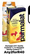 Parmalat UHT Vanilla Custard 1Ltr Or Easygest Vanilla Custard 1Ltr-For Any 2