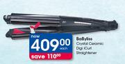 Babyliss Crystal Ceramic Digi iCurl Straightener-Each