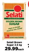 Selati Brown Sugar-2.5kg Each