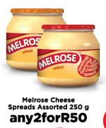 Melrose Cheese Spreads Assorted-For Any 2 x 250g