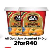 All Gold Jam Assorted-For 2 x 640g