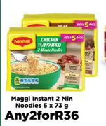 Maggi Instant 2 Min Noodles-For Any 2 x 5 x 73g