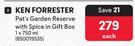 Ken Forrester Pat's Garden Reserve With Spice In Gift Box-750ml Each