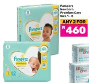 Pampers Newborn Premium Care Size 1-2-For Any 2