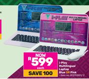 I-Play Multilingual Laptop Blue Or Pink-Each