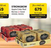 Stronngbow Apple Cider Red Berries Or Gold-For 2 x 24 x 440ml