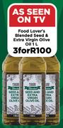 Food Lovers Blended Seed & Extra Virgin Olive Oil-For 3 x 1L
