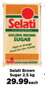 Selati Brown Sugar-2.5Kg Each