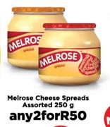 Melrose Cheese Spreads Assorted-For 2 x 250g