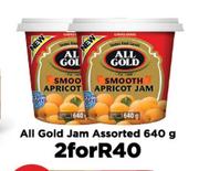 All Gold Jam Assorted-For 2 x 640g