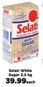 Selati White Sugar-2.5Kg Each