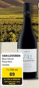 Van Loveren Blue Velvet Pinot Noir-750ml