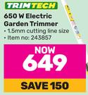 Trimtech 650W Electric Garden Trimmer