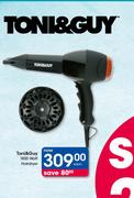 Toni & Guy 1800 Watt Hairdryer-Each