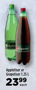 Appletiser Or Grapetiser-1.25L Each