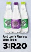 Food Lover's Flavoured Water-For 3 x 500ml