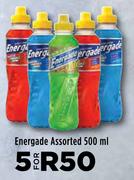 Energade Assorted-For 5 x 500ml