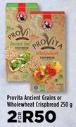 Provita Ancient Grains Or Whole Wheat Crispbread-For 2 x 250g