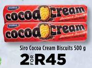 Siro Cocoa Cream Biscuits-For 2 x 500g