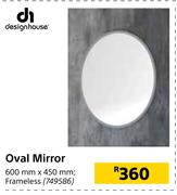 Design House Oval Mirror-600mm x 450mm