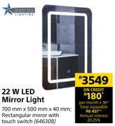 Bright Star 22W LED Mirror Light