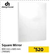 Design House Square Mirror-800mm x 600mm