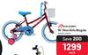Raleigh 16" Diva Girls Bicycle-Each