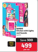 Barbie Kitchen With Lights & Sounds-Per Set