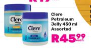 Clere Petroleum Jelly Assorted-450ml