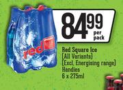 Red Square Ice (All Variants) (Excl. Energising Range) Handies-6x275ml Per Pack