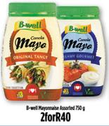 B-Well Mayonnaise-2x750g