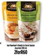 Ina Paarman's Ready To Serve Sauces Assorted-2 x 200ml