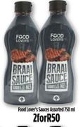 Food Lover's Sauces Assorted-2 x 750ml