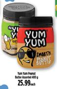 Yum Yum Peanut Butter Assorted-400g Each