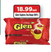 Glen Tagless Tea Bags-100's Each