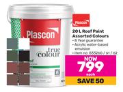 Plascon Roof Paint Assorted Colours-20L Each
