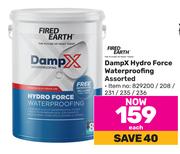 Fired Earth Damp X Hydro Force Waterproofing-Each