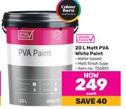 Simple Choice Matt PVA White Paint-20L Each
