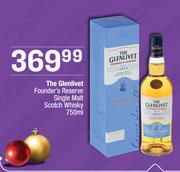 The Glenlivet Founder's Reserve Single Matt Scotch Whisky-750ml