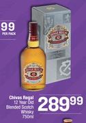 Chivas Regal 12 Year Old Blended Scotch Whisky-750ml 