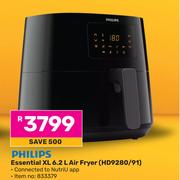 Philips Essential XL 6.2Ltr Air Fryer HD9280/91