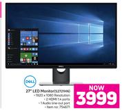 Dell 27" LED Monitor (S2721HN)