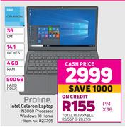 Proline 36cm (14.1") Intel Celeron Laptop