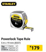 Stanley Powerlock Tape Rule 5m x 19mm